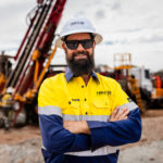 Frontline Drilling Supervisor Philip McKeon onsite